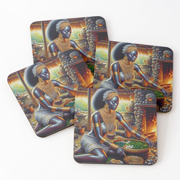 Item preview, An princess in an African kitchen  designed and sold by Mchimeziri.