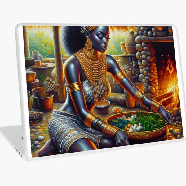 Item preview, An princess in an African kitchen  designed and sold by Mchimeziri.