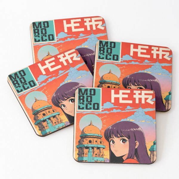 Artikelvorschau, Fes Marokko Afrika Retro Anime Mädchen 80er Vintage Reisen entworfen und verkauft von Retro-Anime9.