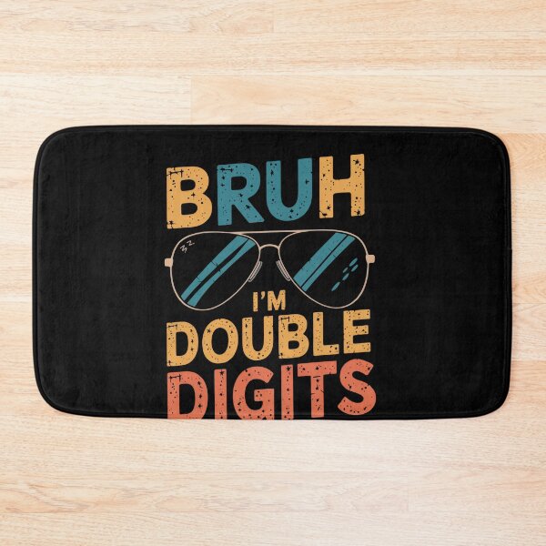 Item preview, Bruh Im Double Digits 10th Birthday Retro Sunglasses Humor designed and sold by Hananiah Merch.