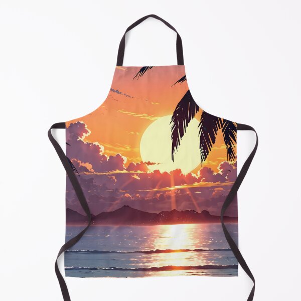 Item preview, palm trees on the beach sand - anime designed and sold by AA-designstore.