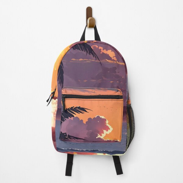 Item preview, palm trees on the beach sand - anime designed and sold by AA-designstore.