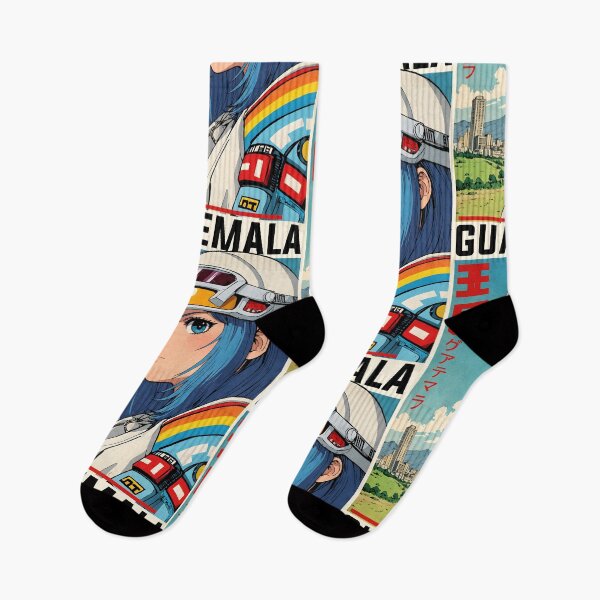 Item preview, Guatemala Retro Anime Girl 80s Vintage Travel designed and sold by Retro-Anime9.