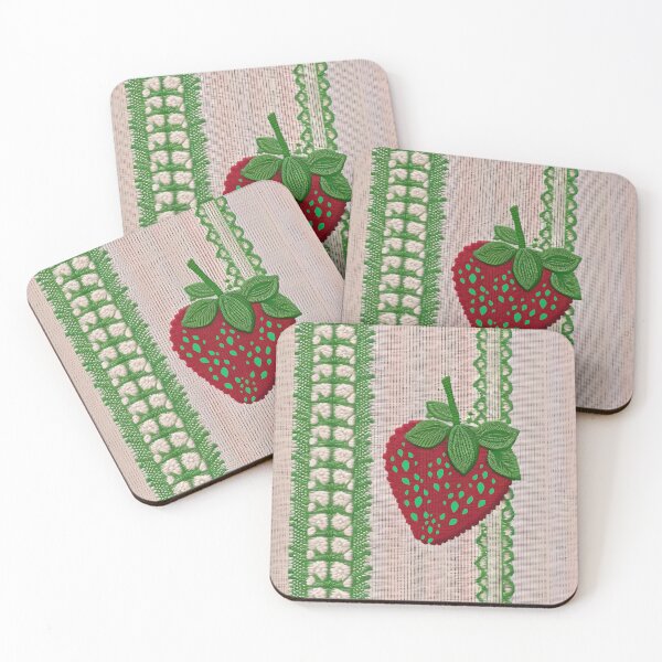 Item preview, Strawberry Sweater, Lace and Embroidery designed and sold by Ciervo Primavera.