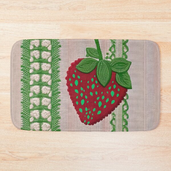 Item preview, Strawberry Sweater, Lace and Embroidery designed and sold by Ciervo Primavera.