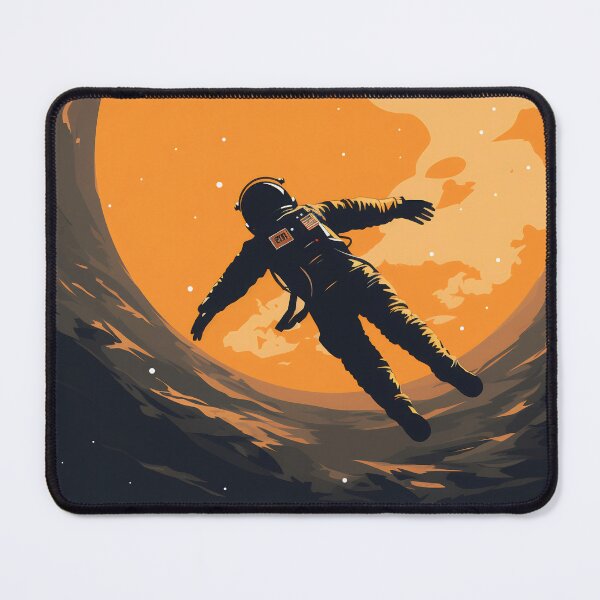 Item preview, Astronaut floating in air in front of full moon designed and sold by anytka.