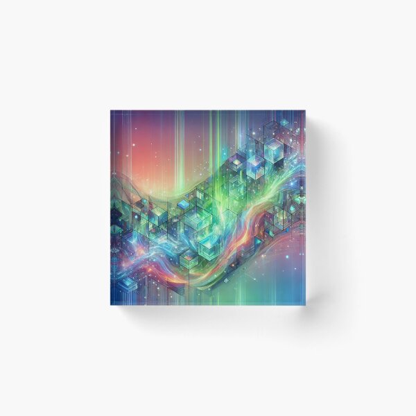 Item preview, Abstract Galactic Structures: Geometric Cosmos Flowing with Celestial Energy designed and sold by TeslaSt0re.