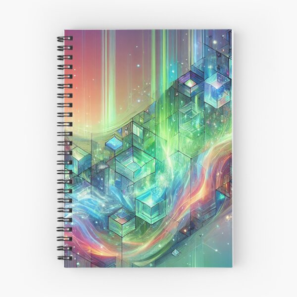 Item preview, Abstract Galactic Structures: Geometric Cosmos Flowing with Celestial Energy designed and sold by TeslaSt0re.