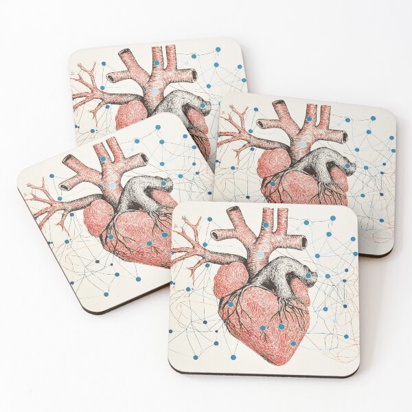 Item preview, Detailed human heart diagram designed and sold by anytka.