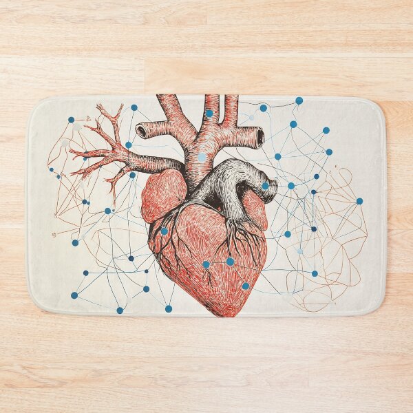 Item preview, Detailed human heart diagram designed and sold by anytka.