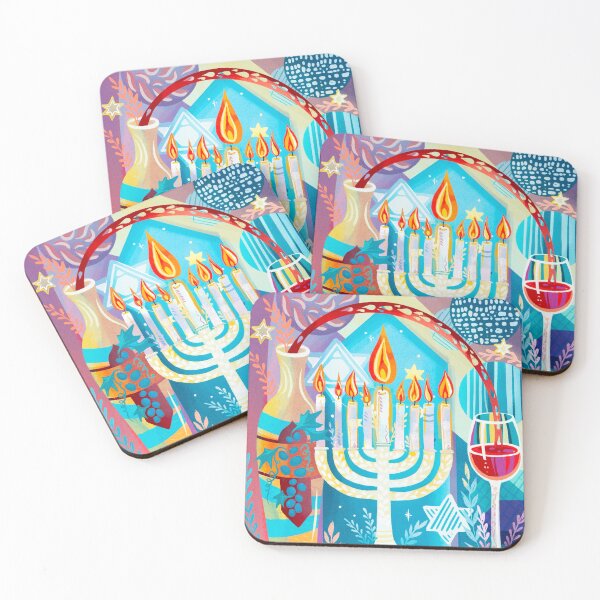 Item preview, Happy Hanukkah Colorful Card  designed and sold by Mila  Sviderskaya.