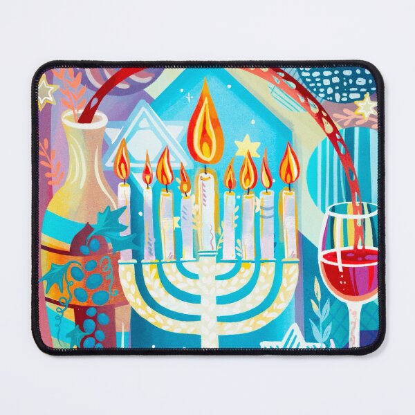Item preview, Happy Hanukkah Colorful Card  designed and sold by Mila  Sviderskaya.
