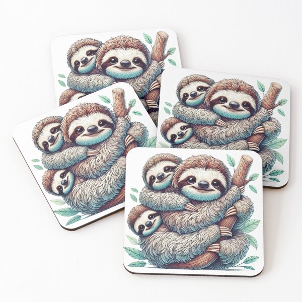 Item preview, sloth stack designed and sold by Shubatdesigns.