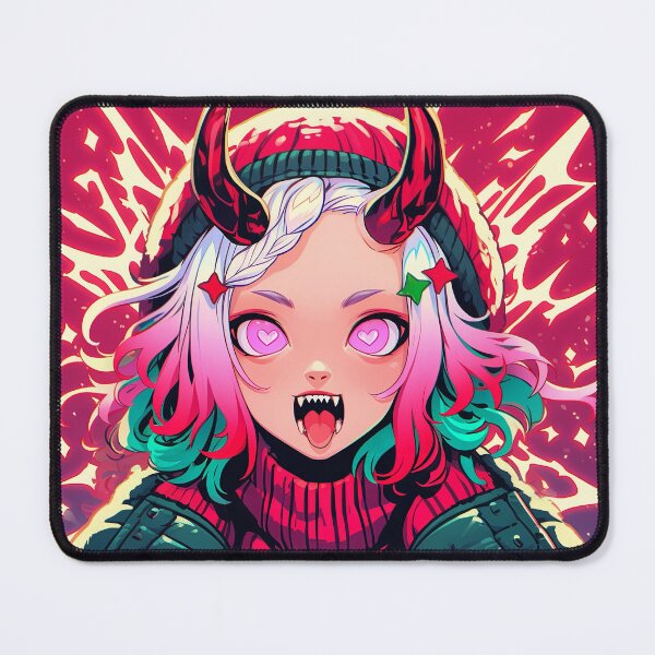 Item preview, Festive Demon Anime Girl designed and sold by bubblegoth.