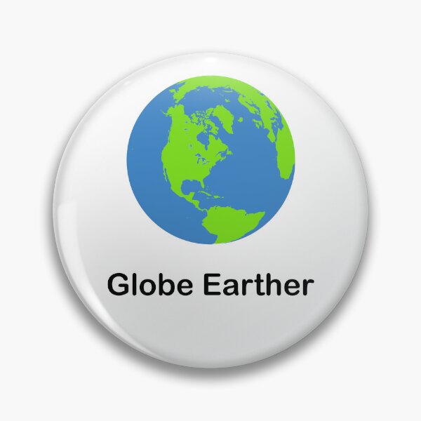 Item preview, Globe Earther - Black Text designed and sold by plushyTamer.