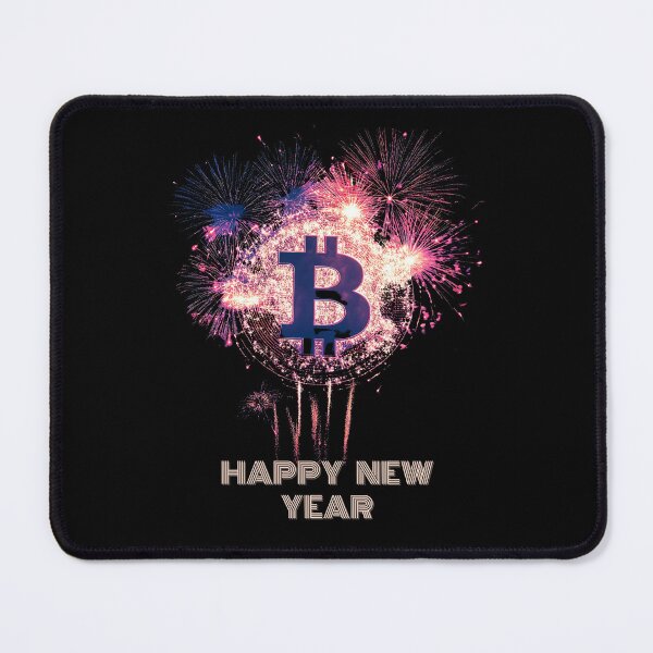Item preview, Happy New Year Bitcoin designed and sold by BitCryX.