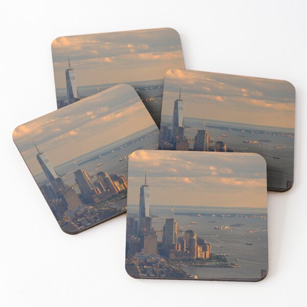 Item preview, New York City from Edge at Sunset 3 designed and sold by jrtwynam.