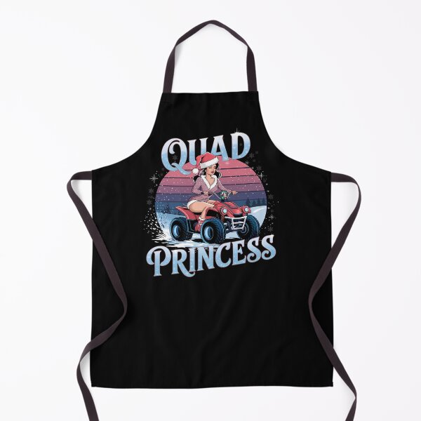 Item preview, Christmas Quad Princess - The perfect gift for adventurous women who love quads and off-road thrills! designed and sold by ZyziowskyArt.