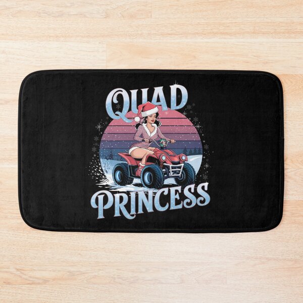Item preview, Christmas Quad Princess - The perfect gift for adventurous women who love quads and off-road thrills! designed and sold by ZyziowskyArt.