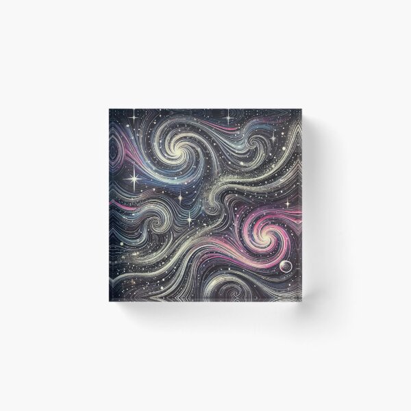 Item preview, Mesmerizing Galactic Currents: Swirling Cosmic Patterns in the Infinite Universe designed and sold by TeslaSt0re.