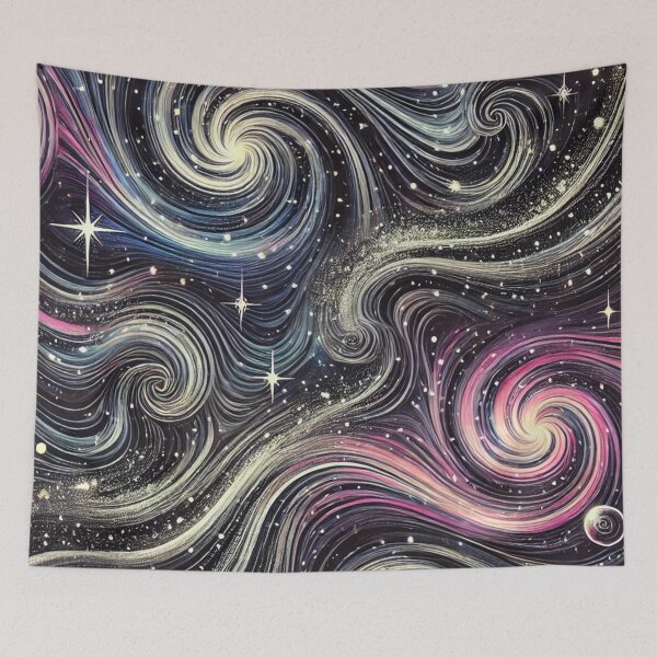 Item preview, Mesmerizing Galactic Currents: Swirling Cosmic Patterns in the Infinite Universe designed and sold by TeslaSt0re.