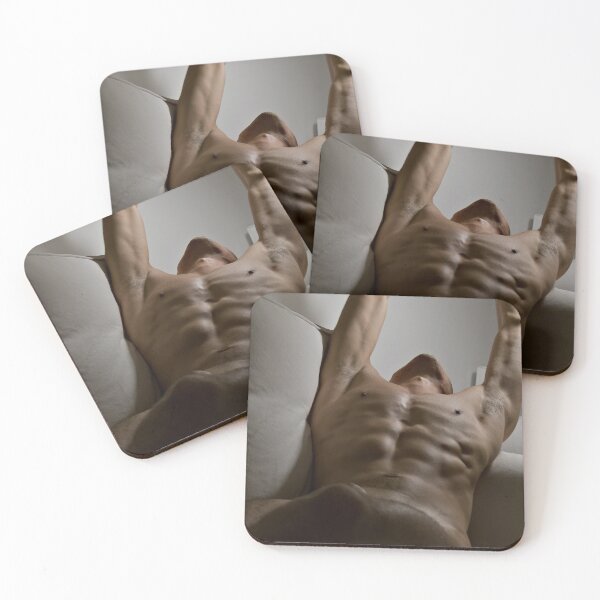 Item preview, Male Nude Stretching in Warm Glow designed and sold by mARTinCreator.