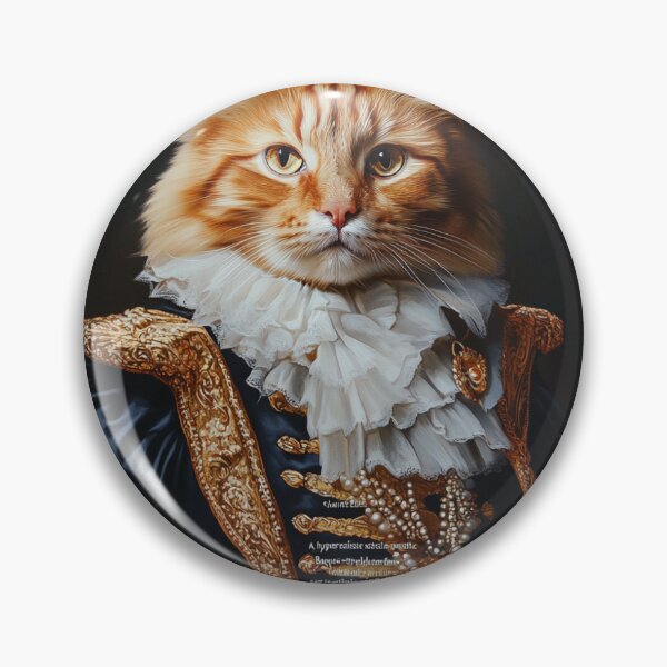 Item preview, Baroque orange cat in royal attire designed and sold by LoganMy.