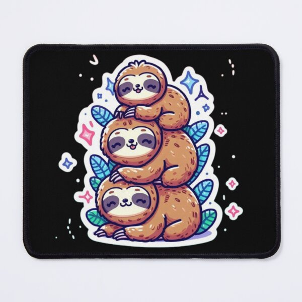 Item preview, sloth stack lazy hip designed and sold by Shubatdesigns.