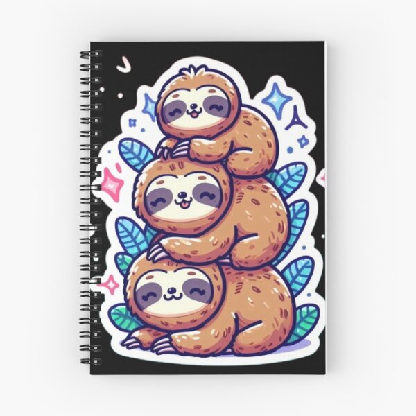 Item preview, sloth stack lazy hip designed and sold by Shubatdesigns.