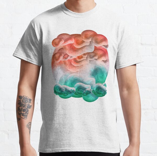 "Playa de arena coral y mar turquesa tropical" Camiseta clásica