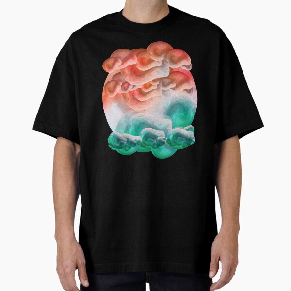 "Playa de arena coral y mar turquesa tropical" Camiseta holgada