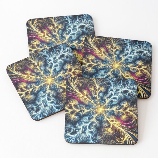 Item preview, Radiant Fractal Symphony: A Burst of Light and Energy in Celestial Patterns designed and sold by TeslaSt0re.