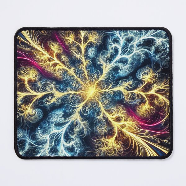 Item preview, Radiant Fractal Symphony: A Burst of Light and Energy in Celestial Patterns designed and sold by TeslaSt0re.