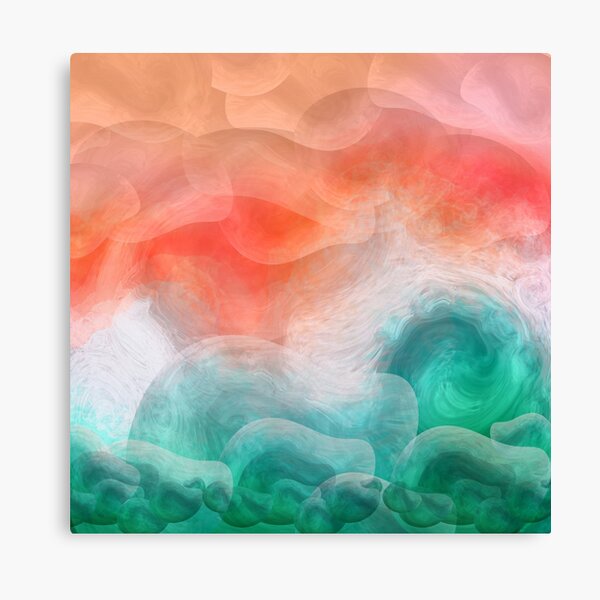 "Coral sand beach and tropical turquoise sea" Canvas Print
