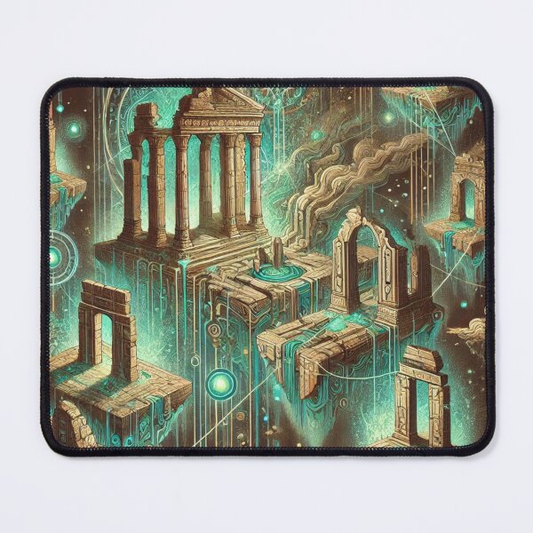 Item preview, Floating Temples of the Ancients: Mystical Ruins Suspended in a Celestial Sky designed and sold by TeslaSt0re.