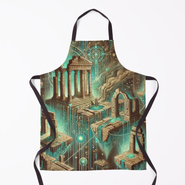 Item preview, Floating Temples of the Ancients: Mystical Ruins Suspended in a Celestial Sky designed and sold by TeslaSt0re.