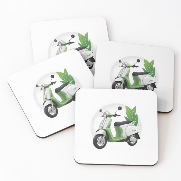 Item preview, Stylish Green Scooter Design designed and sold by Vesto Royal.