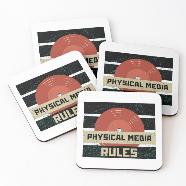 Item preview, PHYSICAL MEDIA RULES (RED) designed and sold by USEROCITY.