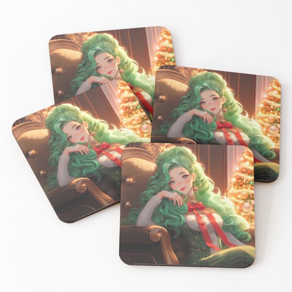 Item preview, Regal Holiday Anime Girl designed and sold by bubblegoth.
