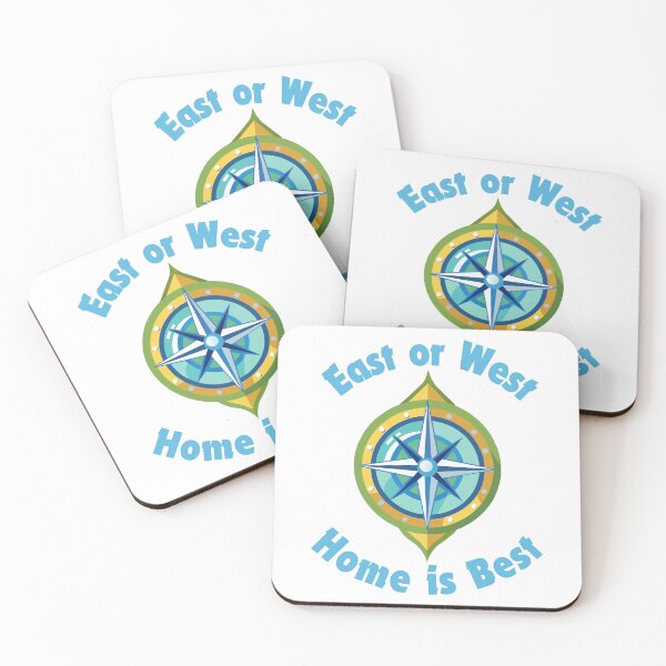 Item preview, East or West Home is Best - compass designed and sold by ColorfulVertigo.