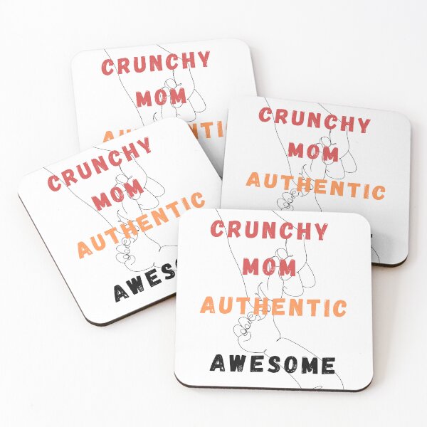 Item preview, Crunchy Mom Shirt with Kids Crunchy Mom Gifts Trendy Funny Mom and baby designed and sold by Otmanestickers.