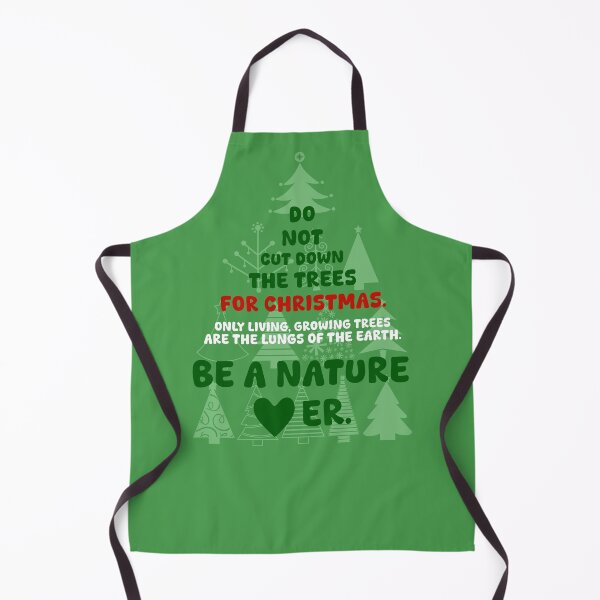Item preview, DO NOT CUT DOWN THE TREES FOR CHRISTMAS. BE A NATURE LOVER, Unique designed and sold by villacreativa.