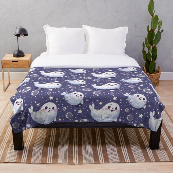 Item preview, Seal Blue Stars Pattern designed and sold by palaco210.