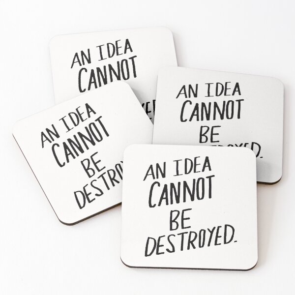 Item preview, An Idea Cannot Be Destroyed; Graffiti Style; designed and sold by StickerApe.