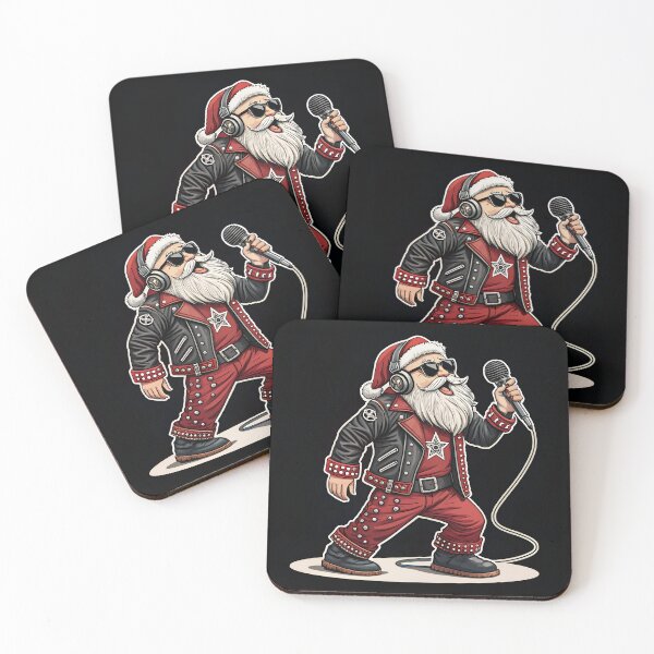 Item preview, Rock star Santa designed and sold by AhArtMe.
