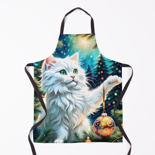 Item preview, Cozy Christmas Cat Decorating Tree designed and sold by ACuriousshoppe.