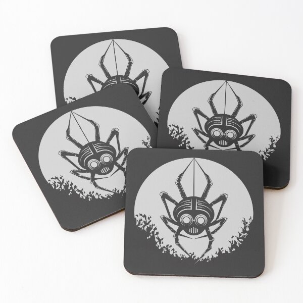 Item preview, Spider robot with moonlight illustration designed and sold by Verro Riezie.