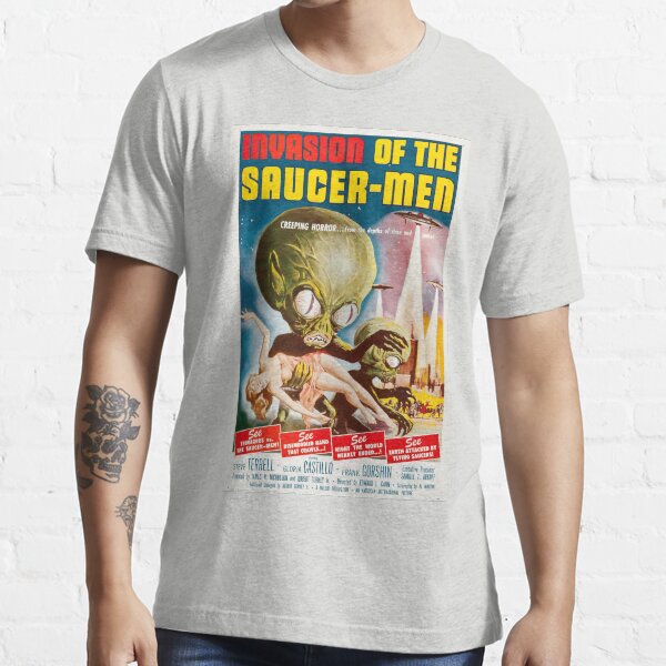 "Invasion of the Saucer Man" Tshirt for Sale by hypnotzd Redbubble
