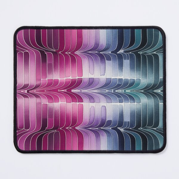 Item preview, Mermaid Prism: Watercolor Stripes in Magenta, Purple, and Teal designed and sold by Shabby Script Archive | Digital Designer .