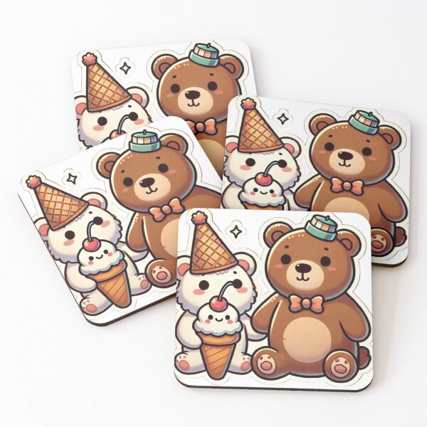Item preview, brown bear and Coney designed and sold by Shubatdesigns.
